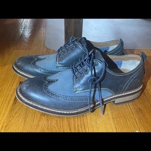 Lucky Brand Navy Blue Oxford Men’s Shoes